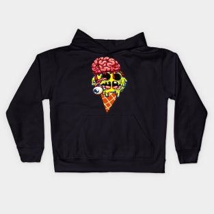 Brain Ice Cream Kids Hoodie